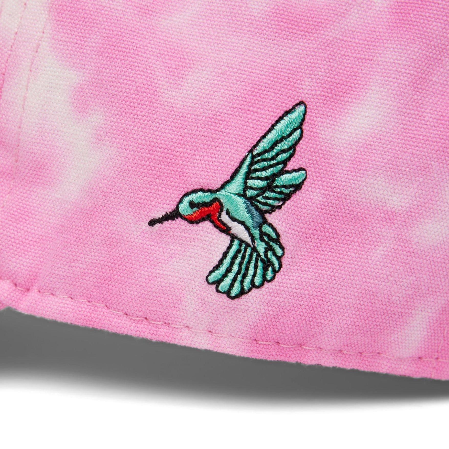 'YOU ARE ON NATIVE LAND' ORGANIC CAP - PINK TIE DYE