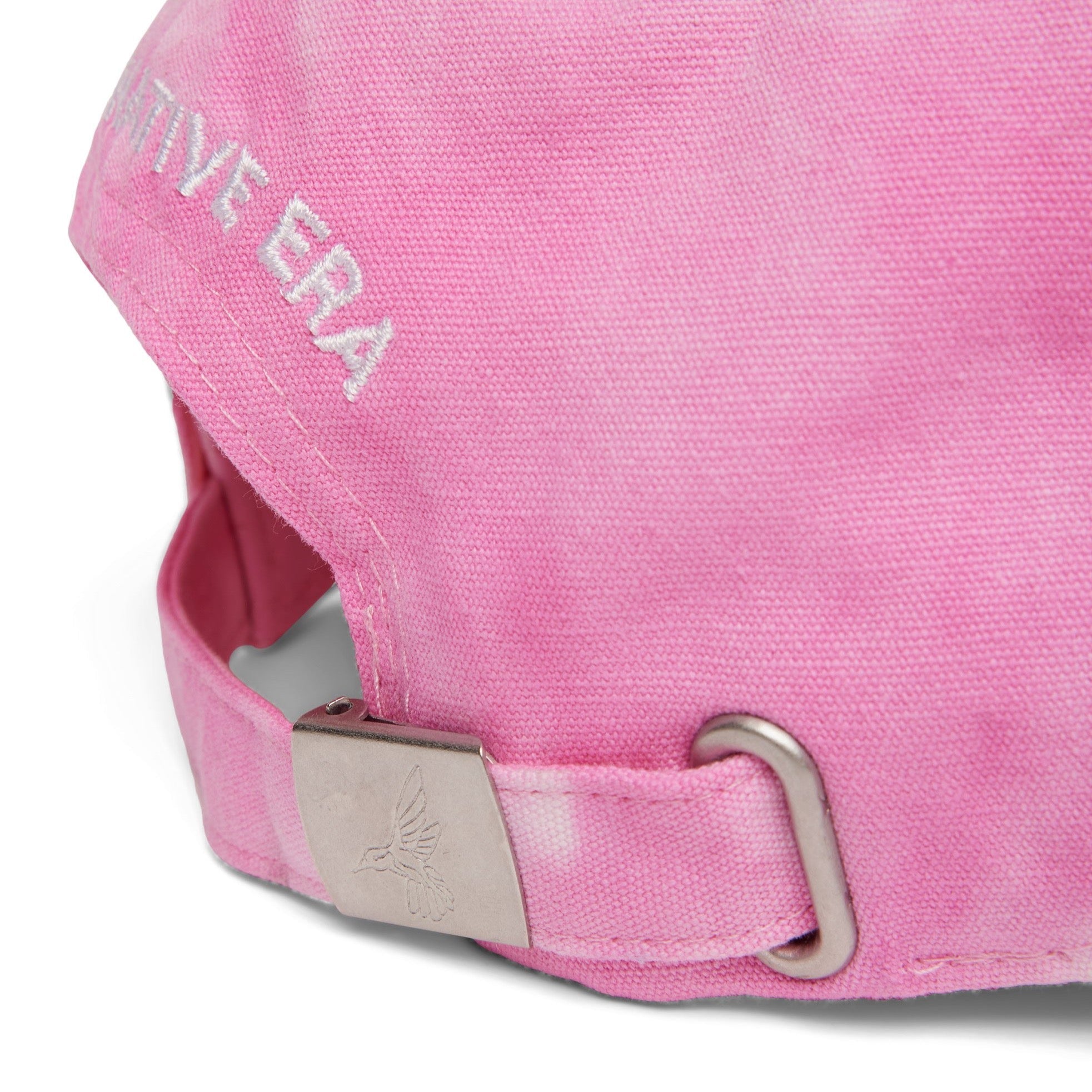 'YOU ARE ON NATIVE LAND' ORGANIC CAP - PINK TIE DYE