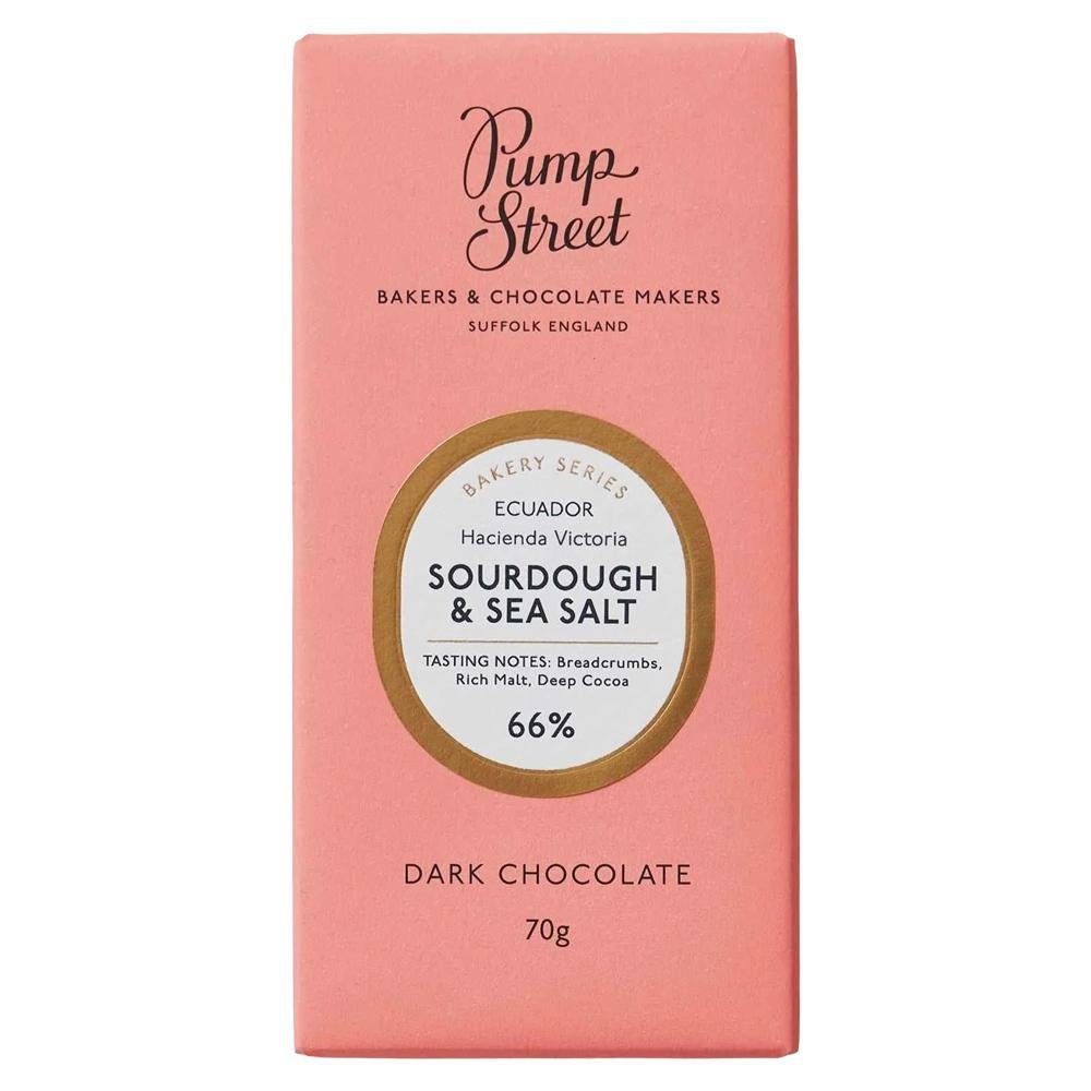 Pump Street - 'Sourdough & Sea Salt' Dark Chocolate Bar (70G | 66%)