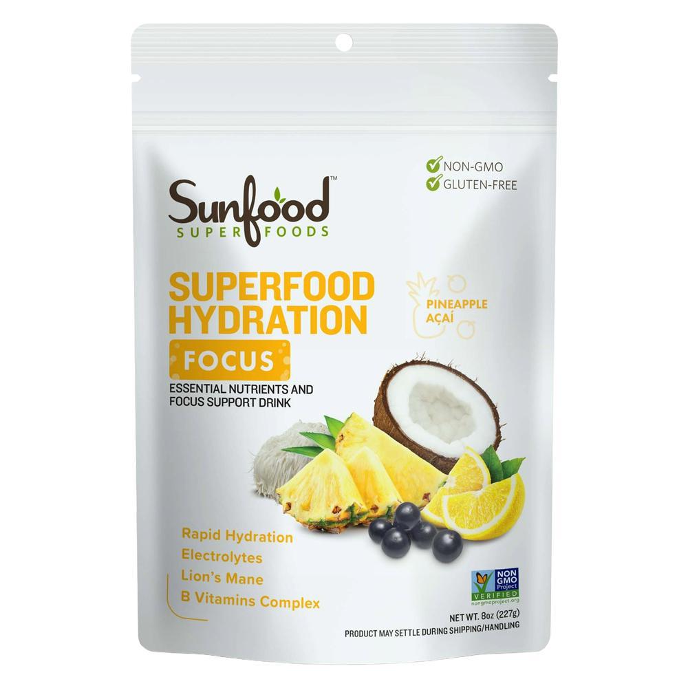 Sunfood Superfoods -  'Focus' Superfood Hydration (8OZ)
